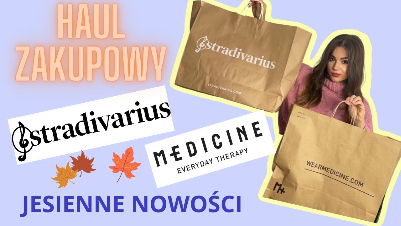 HAUL ZAKUPOWY STRADIVARIUS | MEDICINE 🍁 JESIENNE NOWOŚCI TRY ON HAUL