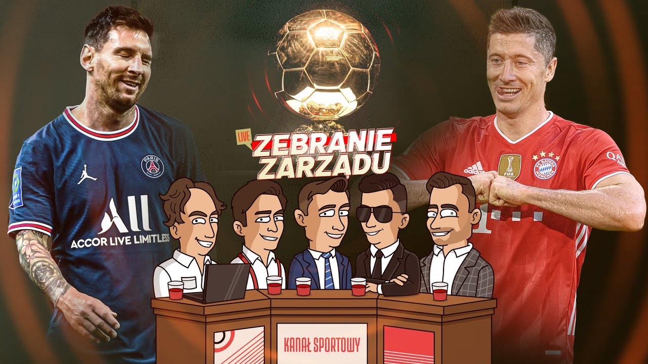 LEWANDOWSKI DRUGI, MESSI ZE ZŁOTĄ PIŁKĄ! LIVE CHARYTATYWNY: BOREK, SAWICKI, SMOK, POL