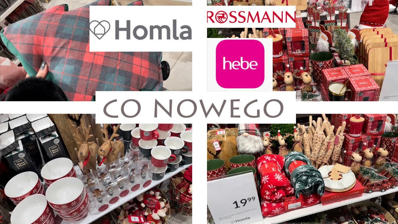 PROMOCJE PRZEDŚWIĄTECZNE - HOMLA 🎄 HEBE 🎄 ROSSMANN 🎄 VLOGMAS