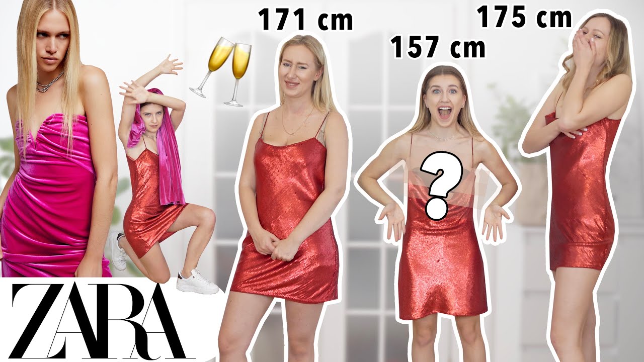 SUKIENKI SYLWESTOWE *ZARA* NA 3 RÓŻNYCH SYLWETKACH