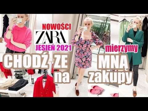 JESIENNE NOWOŚCI W SIECIÓWKACH - ZARA cz.2 🍂 TRENDY JESIEŃ ZIMA 2021/22 mierzymy SHOP WITH ME
