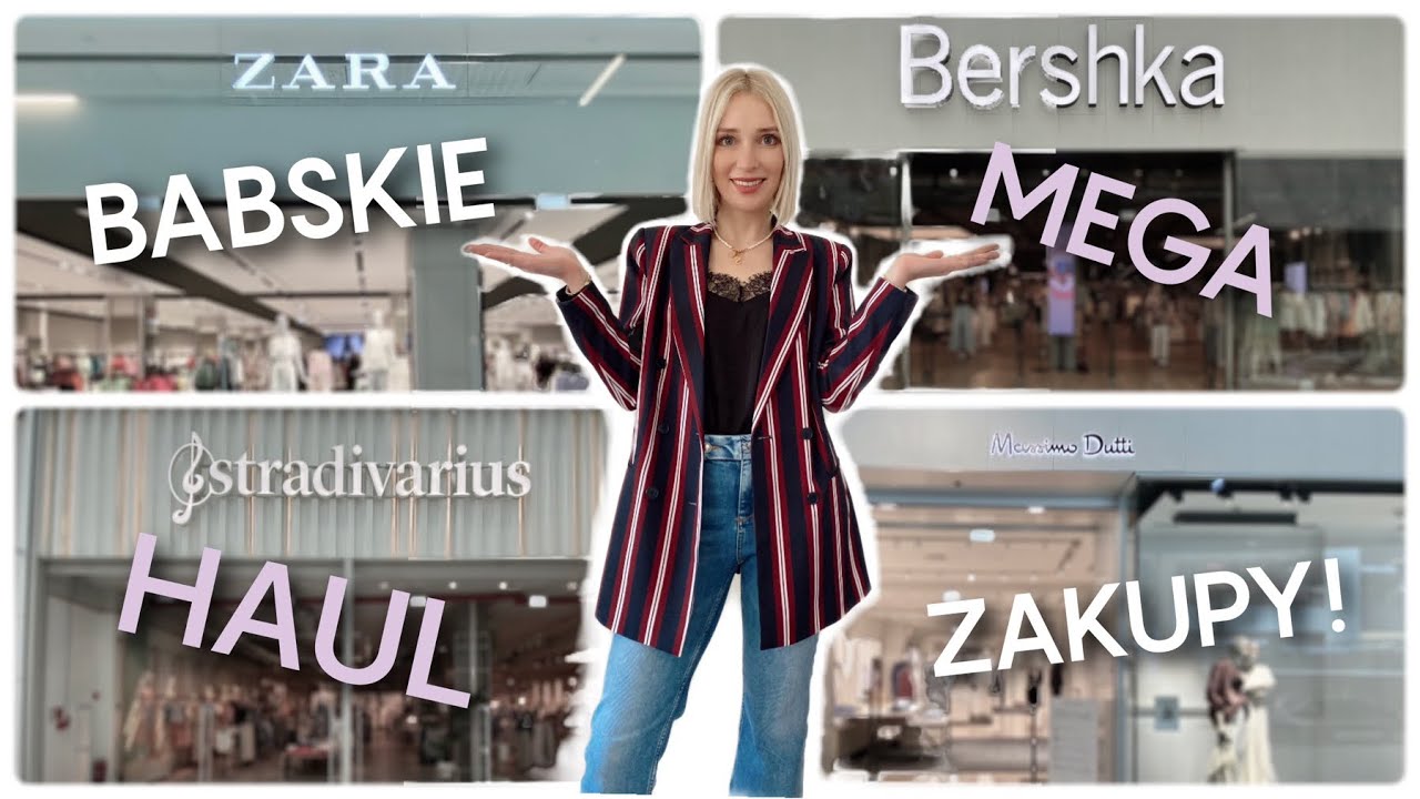 BABSKIE ZAKUPY! - ZARA, MASSIMO DUTTI, BERSHKA, STRADIVARIUS - HAUL i MIERZYMY