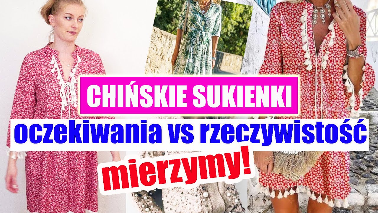 MIERZYMY CHIŃSKIE SUKIENKI NA LATO 👗 OCZEKIWANIA VS RZECZYWISTOŚĆ Floryday try on haul