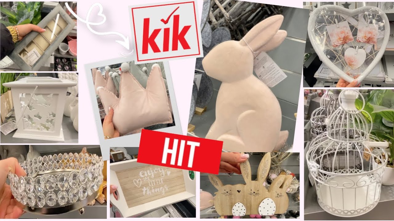 KIK WIELKANOC🐰 DEKORACJE DO DOMU 😍 WIOSENNE NOWOŚCI ❤️ CO WARTO KUPIĆ? NOWY PRZEGLĄD PÓŁEK 🌸