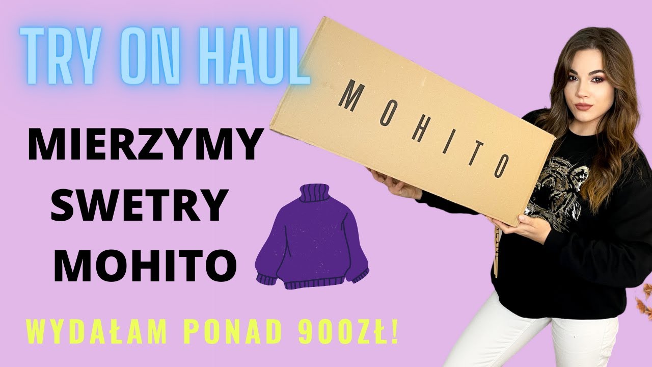TRY ON HAUL: SWETRY Z MOHITO 🧣 SWETRY Z WEŁNĄ, KTÓRE WARTO KUPIĆ ?